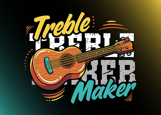 Treble Maker Ukulele Graphic