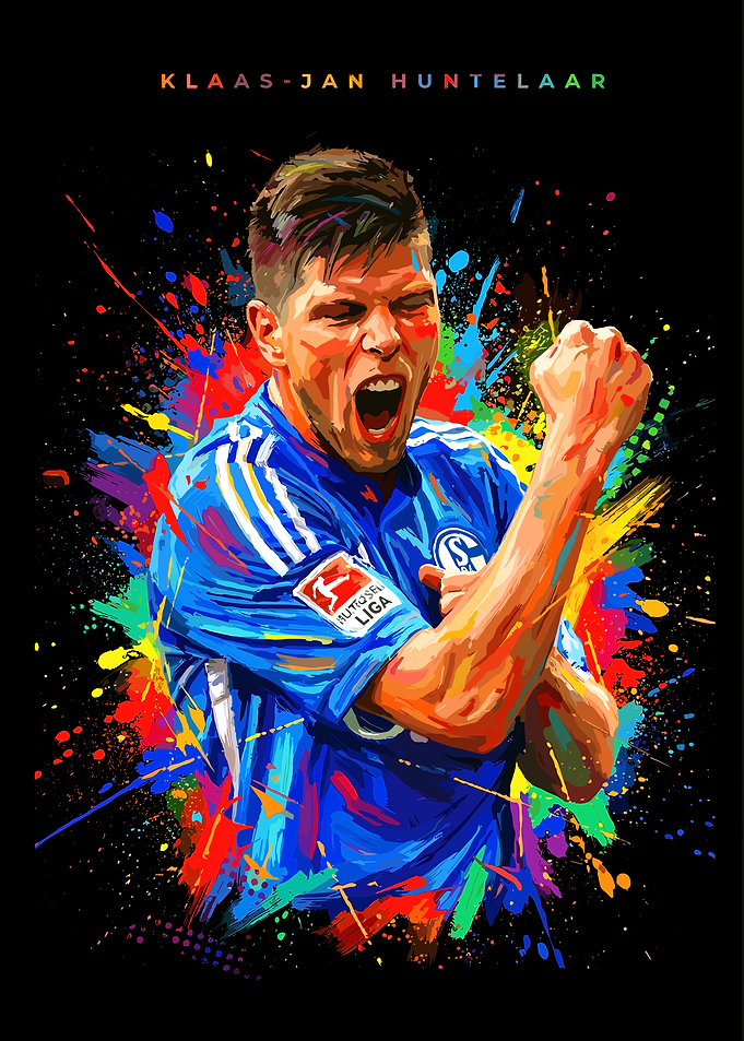 Klaas-Jan Huntelaar Soccer Player Art