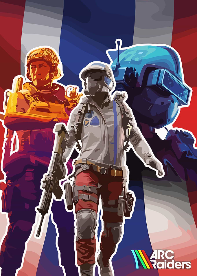 Arc Raiders Game Characters Illustration