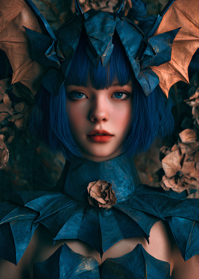 The Origami Bat Queen