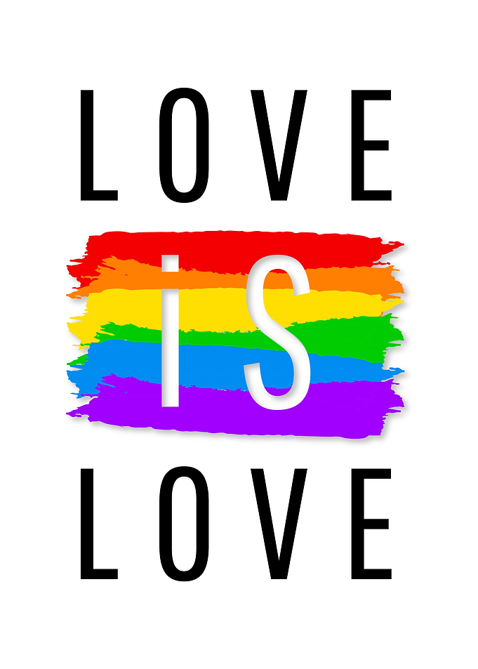 Love is Love LGBTQ Pride Poster