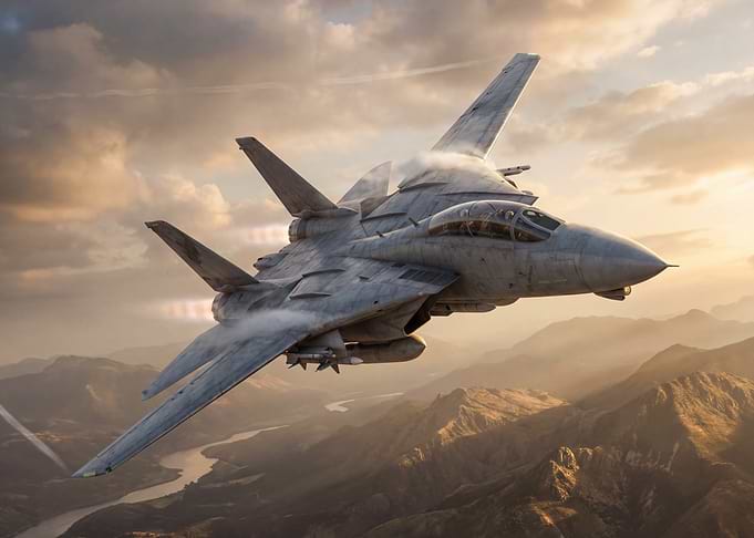 F-14 Tomcat in Flight