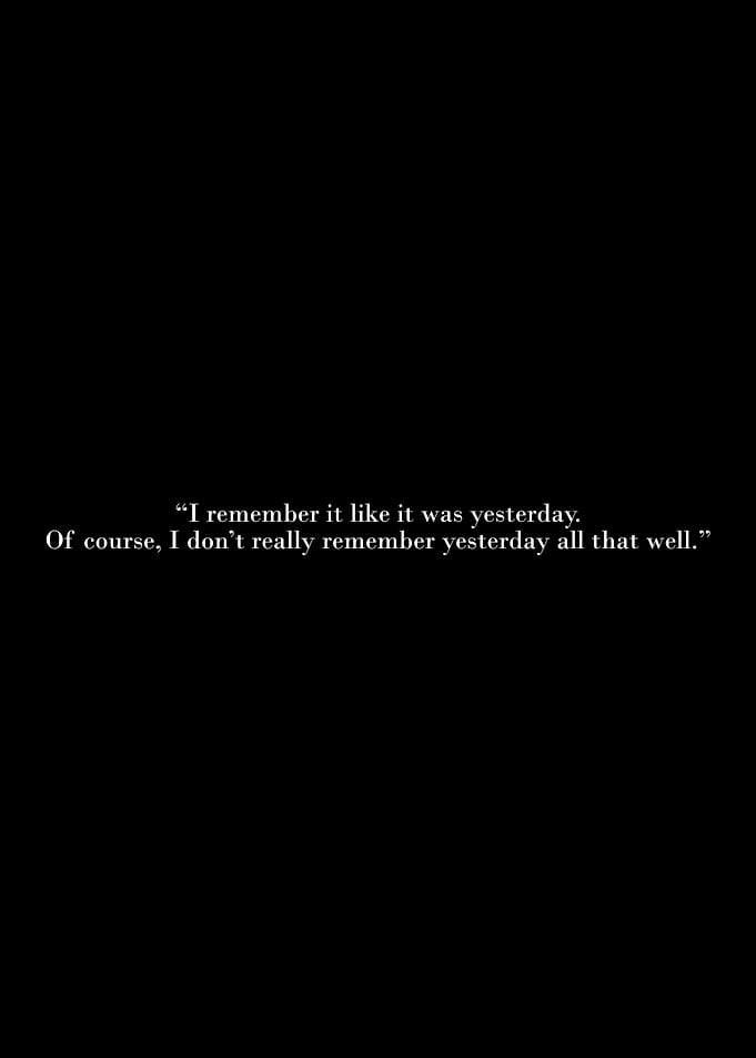 Humorous Quote on Memory