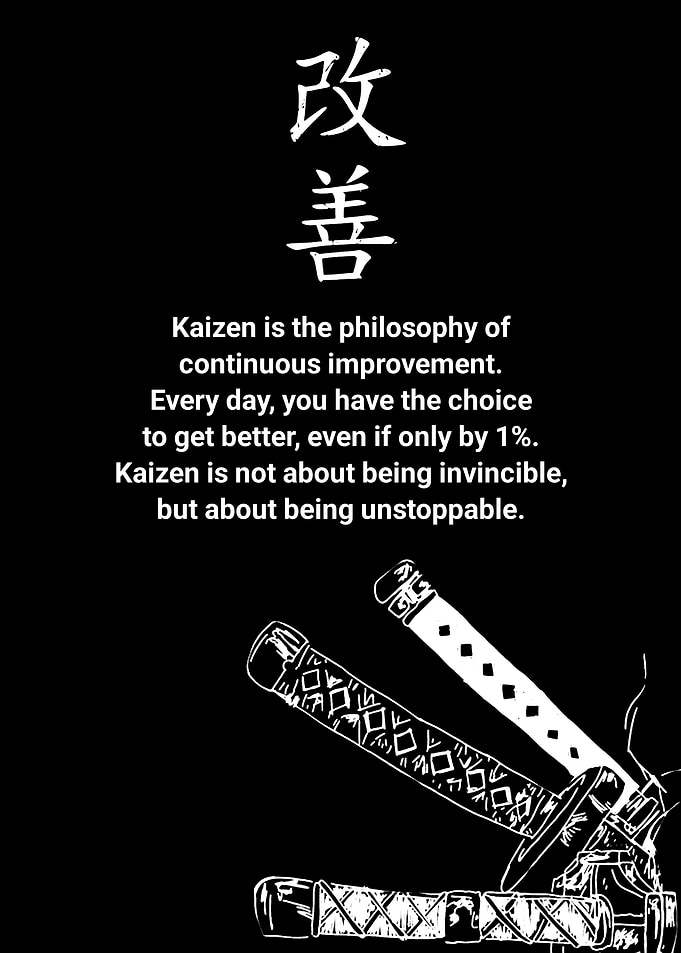 Kaizen Philosophy with Katana Swords
