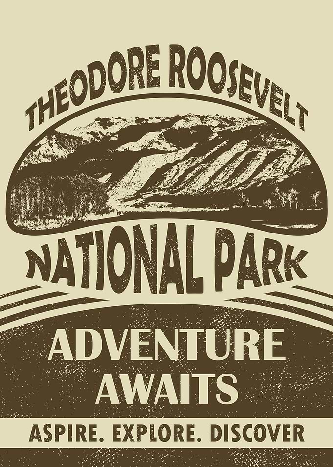 Theodore Roosevelt National Park Poster