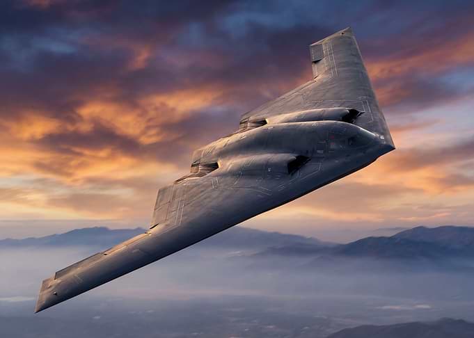 B-2 Spirit Bomber in Flight