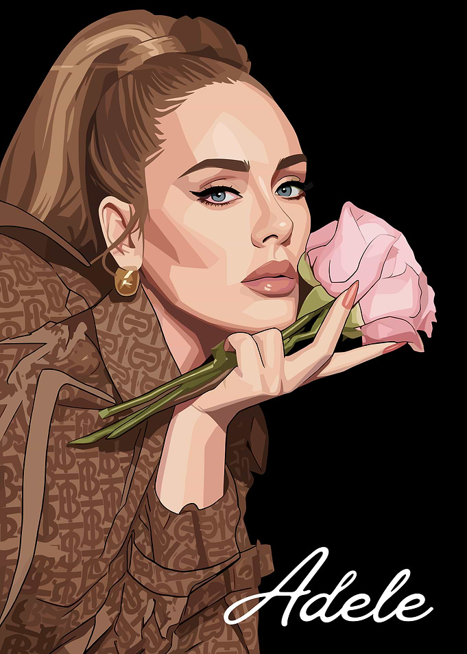 Adele with Rose