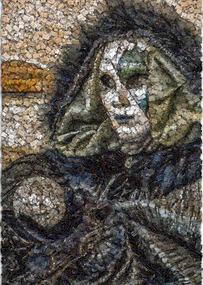 Masquerade Elegance Venice Carnival - Freeform Photographic Mosaic
