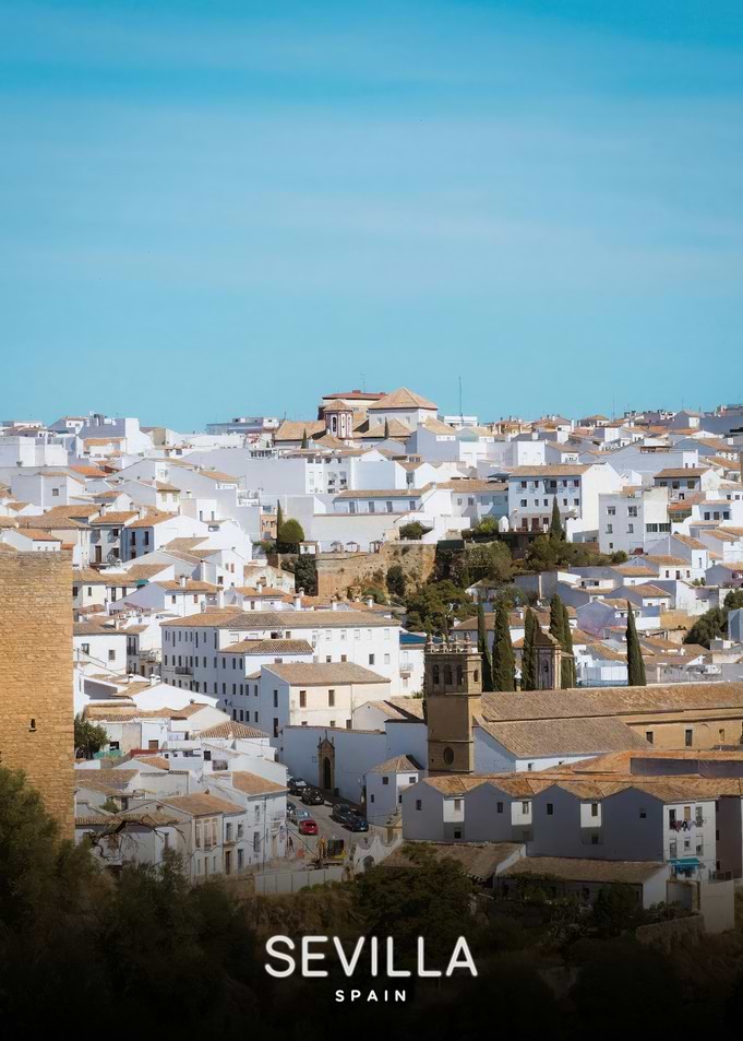 Sevilla, Spain: Cityscape under Blue Sky