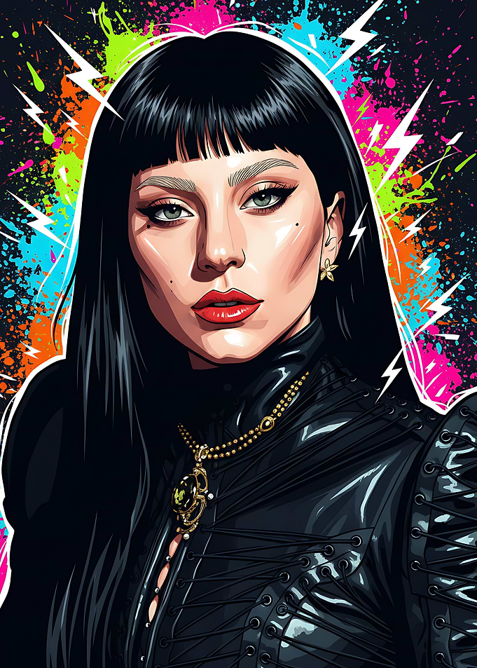 Pop Art Portrait of a Woman