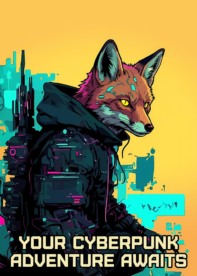 Cyberpunk Fox Adventure
