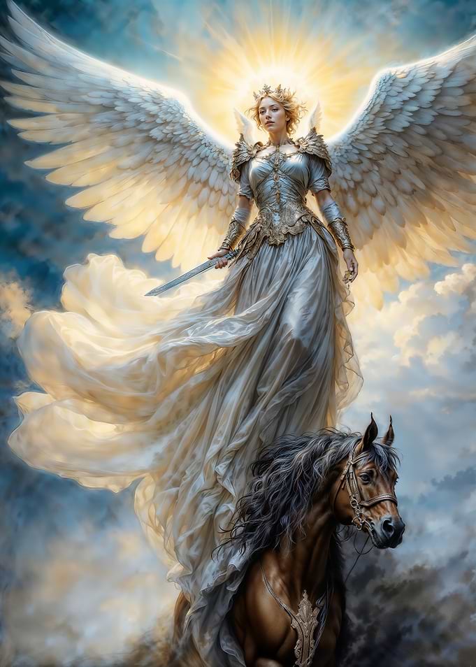 The Radian Rider Archangel Ariel