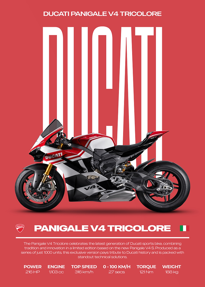 Ducati Panigale V4 Tricolore Motorcycle