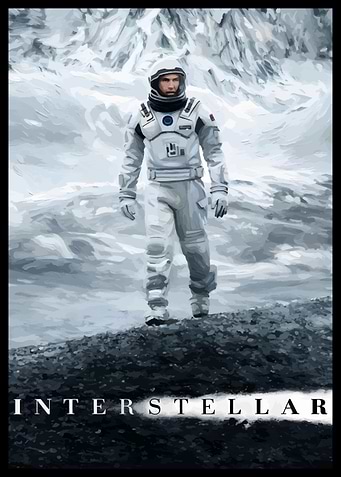 Interstellar Movie Poster Art