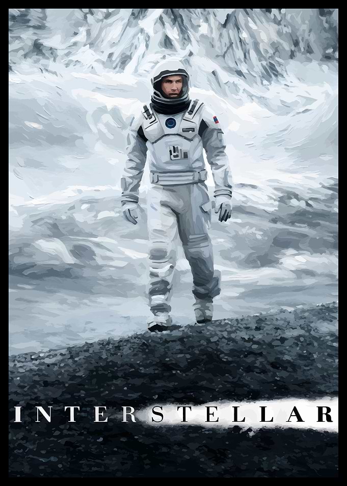 Interstellar Movie Poster Art