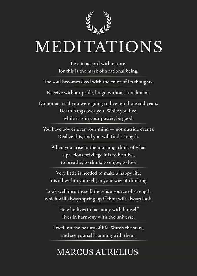 Meditations Marcus Aurelius Quotes