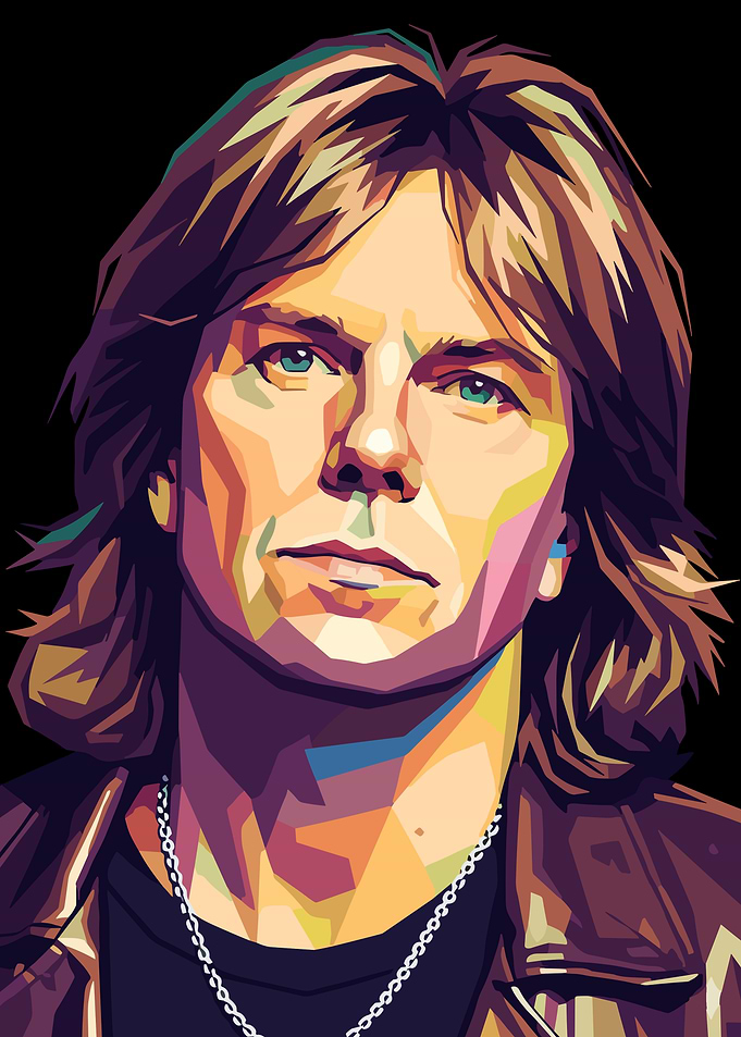 Joey Tempest Pop Art Portrait