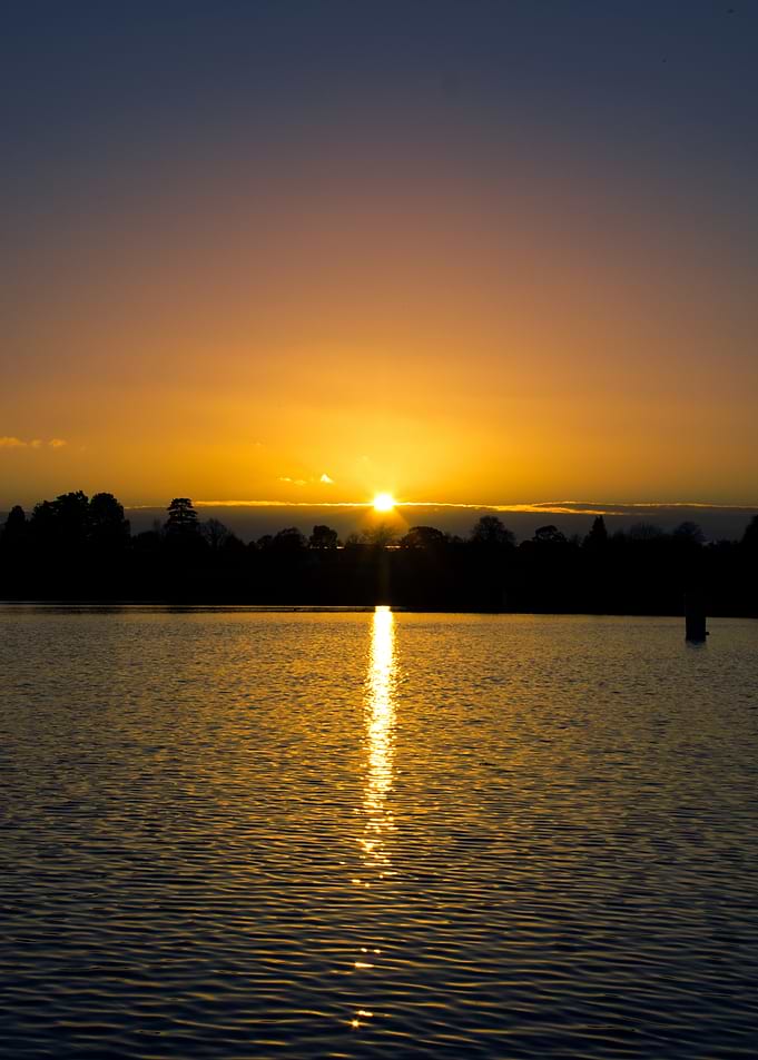 Sunset beams