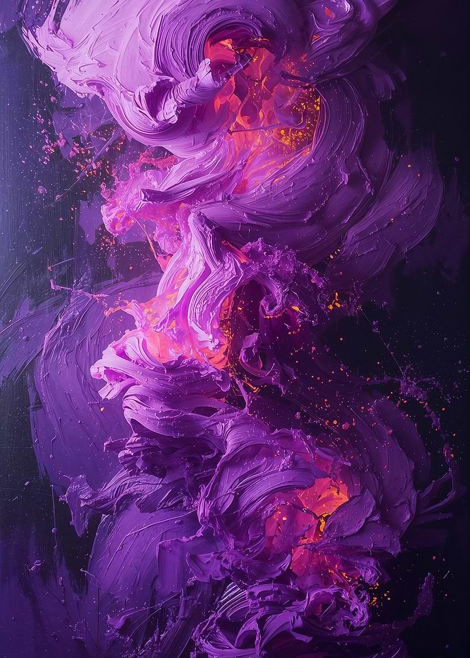 Ignited Pulse – Abstract Expression of Passion