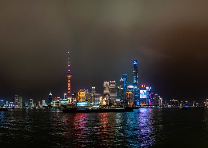 Shanghai Skyline at Night
