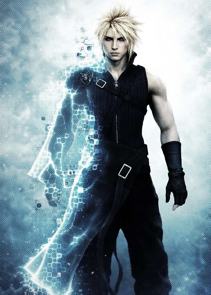 Cloud Strife Digital Art