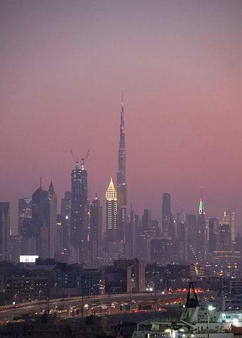 Dubai Skyline at Dusk