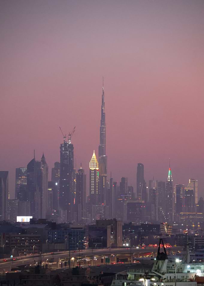 Dubai Skyline at Dusk