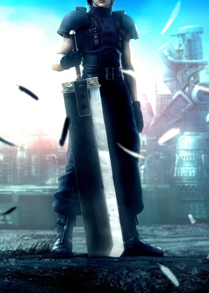 Zack Fair with Buster Sword