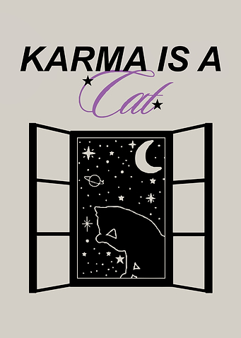 Karma is a Cat Window View