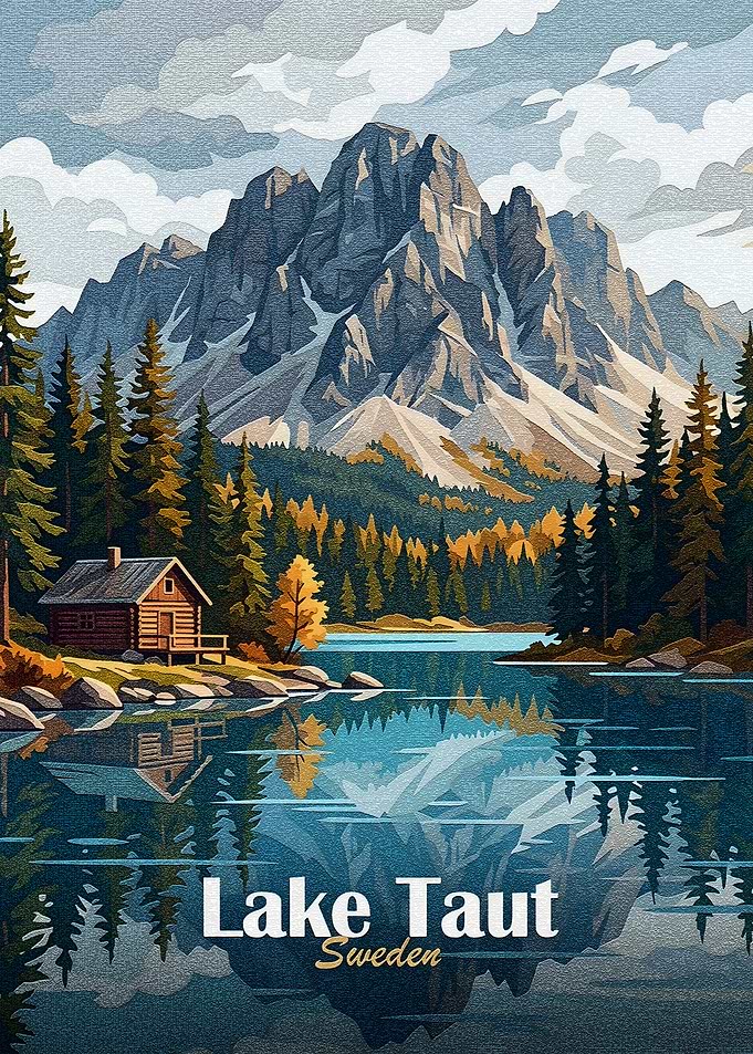 Lake Taut, Sweden Landscape