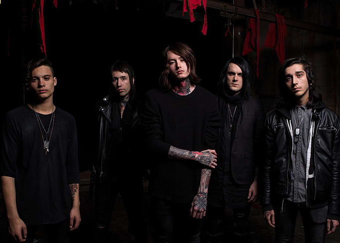 Band Portrait in Dark Setting
