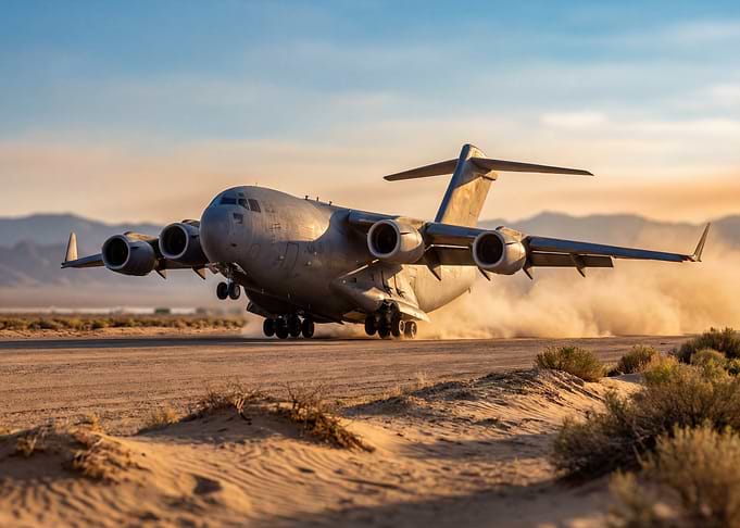 C-17 Globemaster III Taking Off