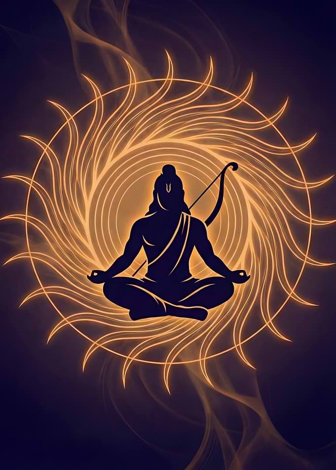 Divine Meditation Aura – Sacred Spiritual Energy Art