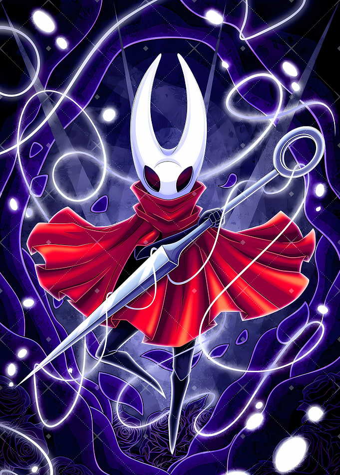 Hornet from Hollow Knight fan art