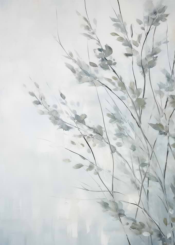 Abstract Floral Soft Colors