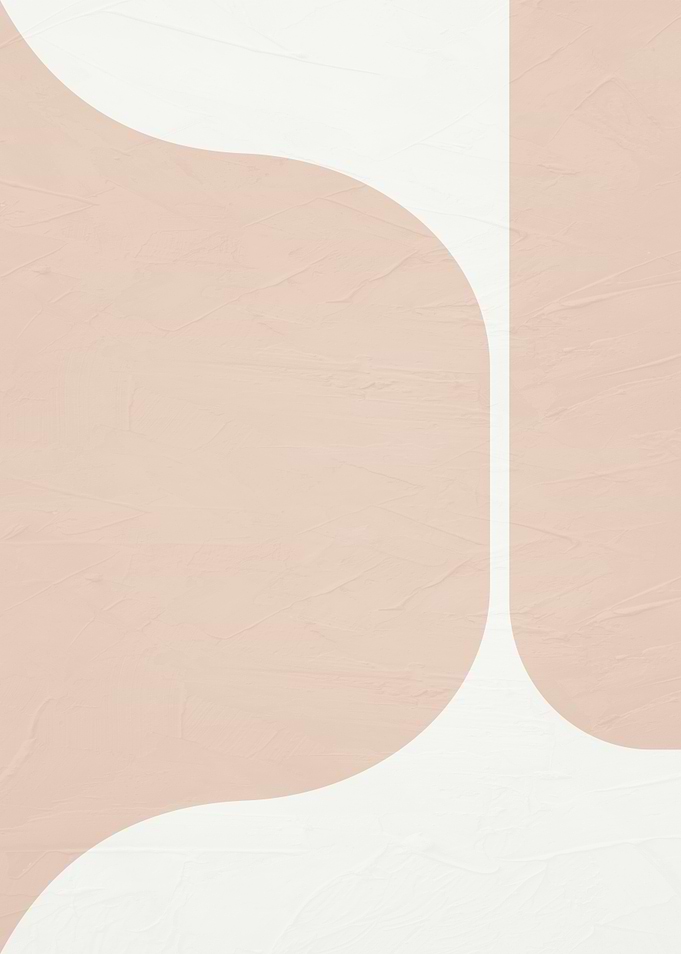 Abstract Beige and White Shapes