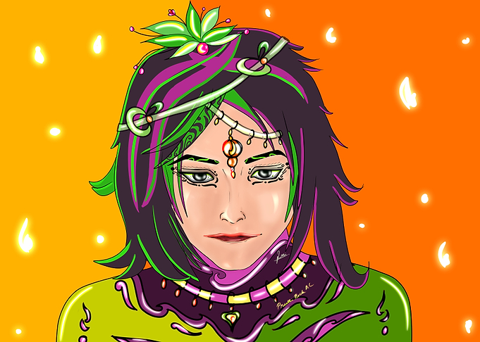 Fantasy Girl Head of the Forest