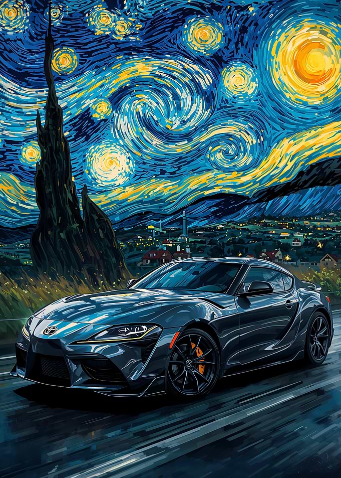 Toyota Gr Supra Starry Night