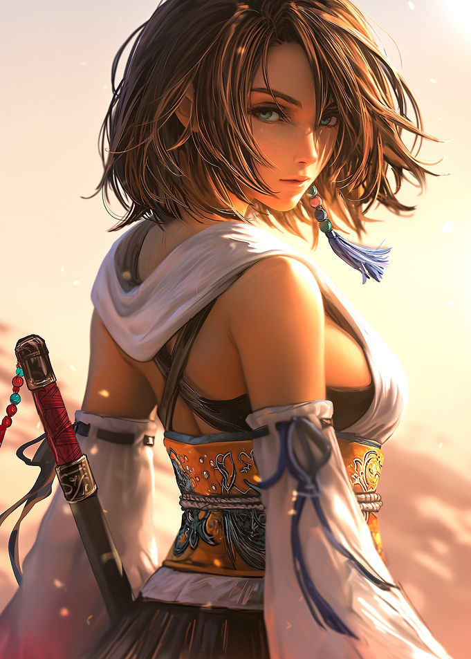 Yuna from Final Fantasy X artwork