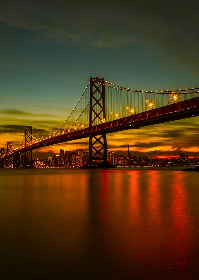Bay Bridge at Sunset