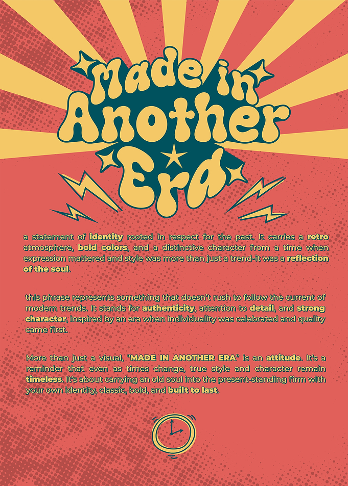 Made in Another Era Retro Poster