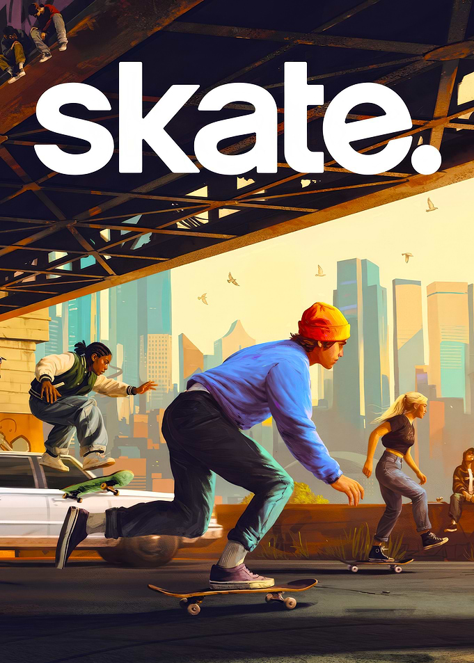 Skateboarding in the City
