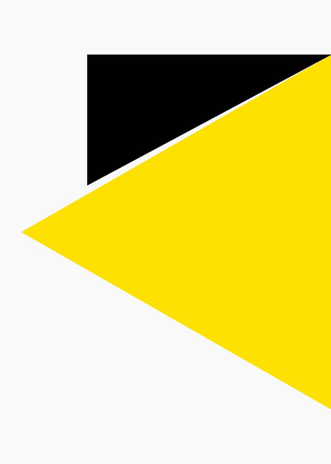 Abstract Black, Yellow, and White Design