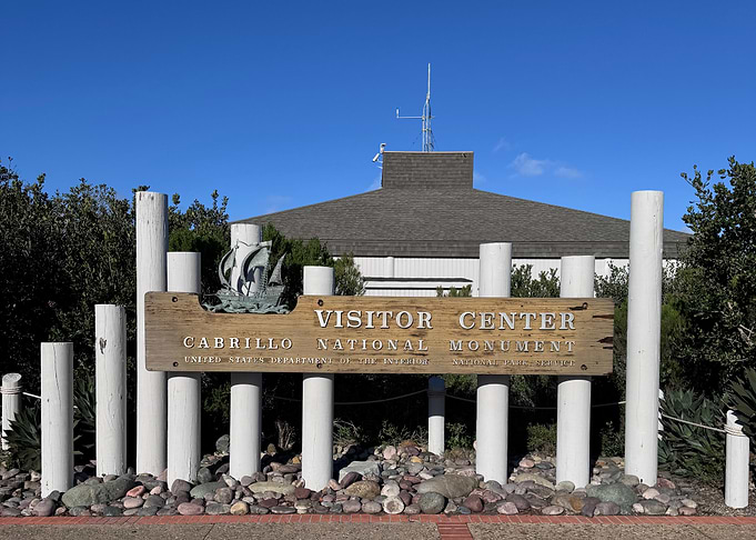 Cabrillo National Monument Visitor Center Sign