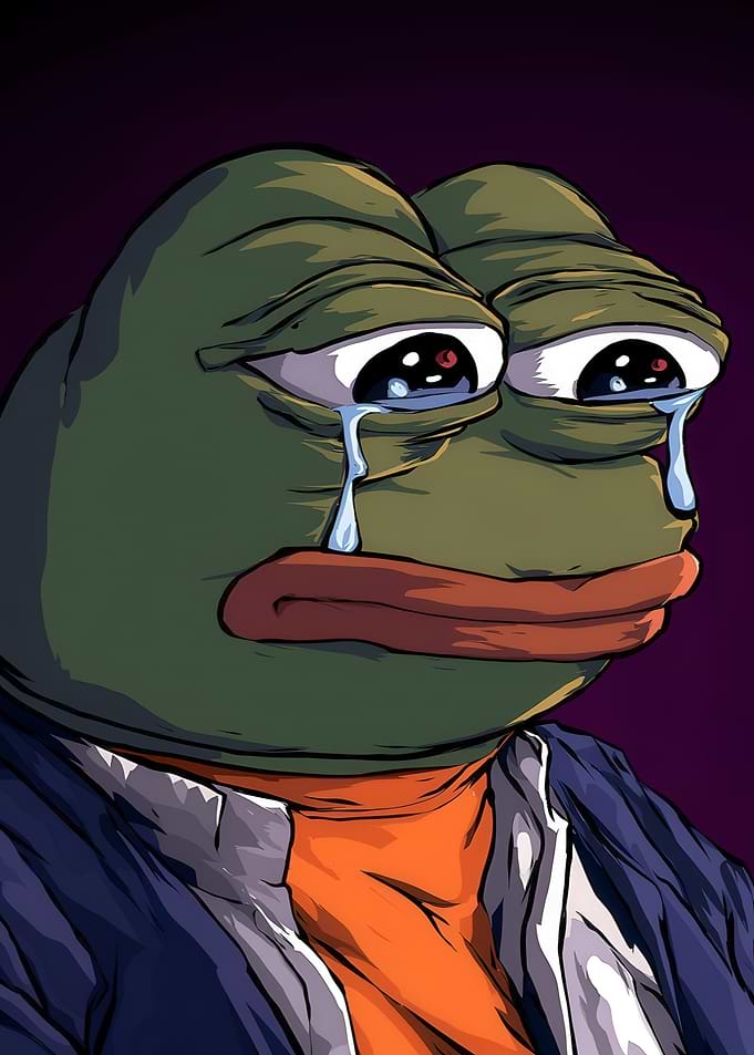 Sad Pepe the Frog