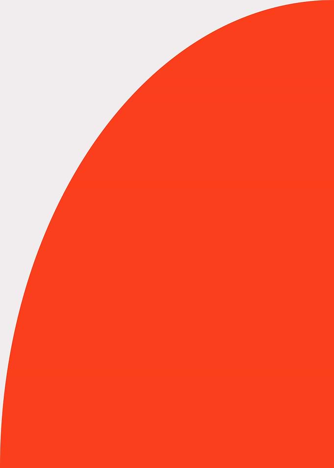 Abstract Orange and White Graphic