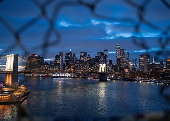 New York City Skyline at Night