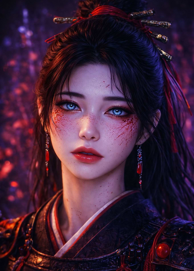 Crimson Silence of the Warrior