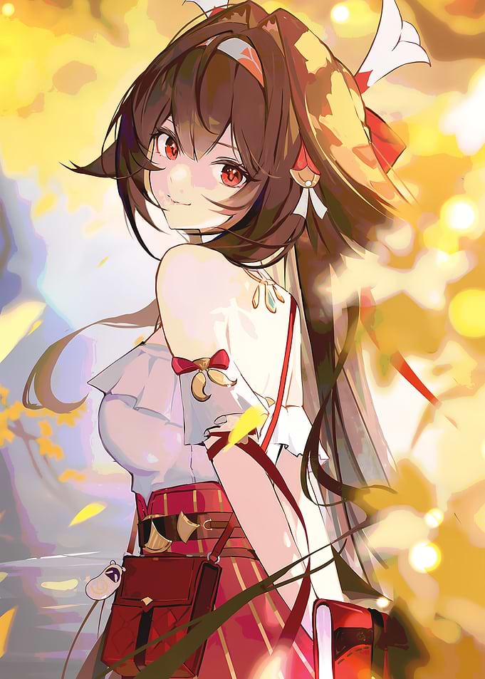 Zenless zone zeroGirl with Red Eyes