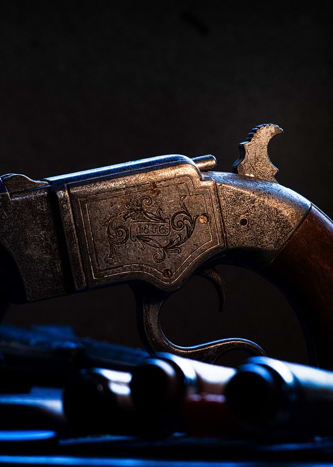 Antique Rifle Close-Up